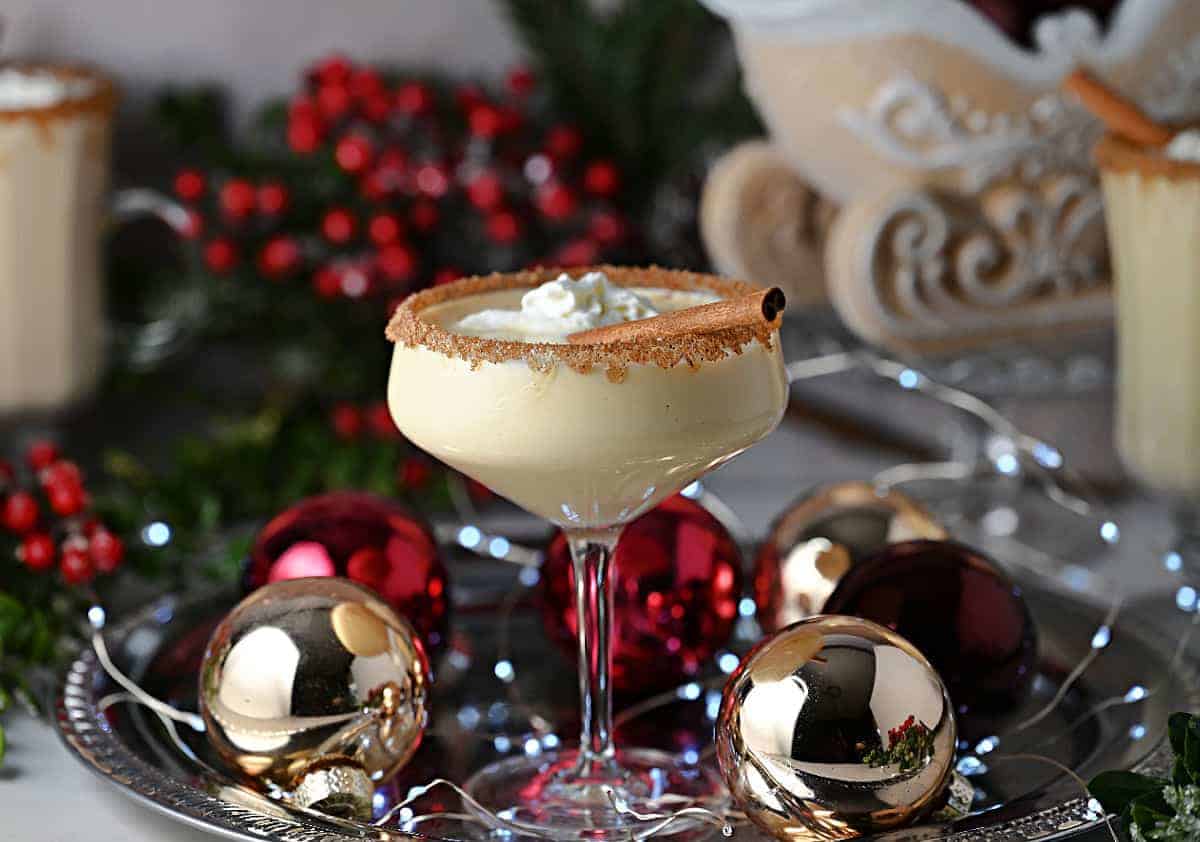 eggnog baileys cocktail.