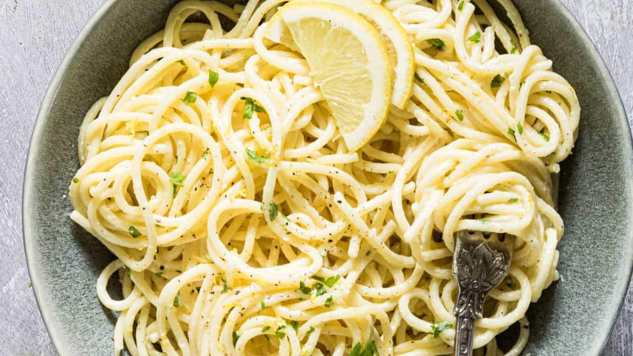 15 Minutes Lemon Pasta And Instant Pot Lemon Pasta