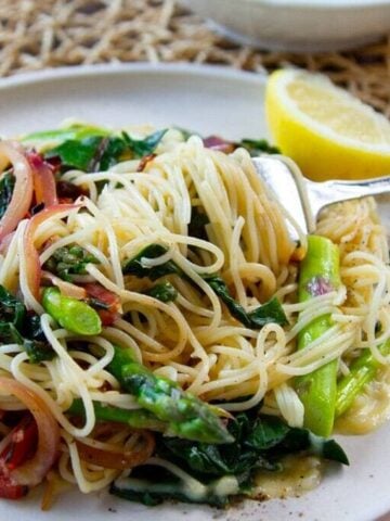 Asparagus Pasta Lemon Butter