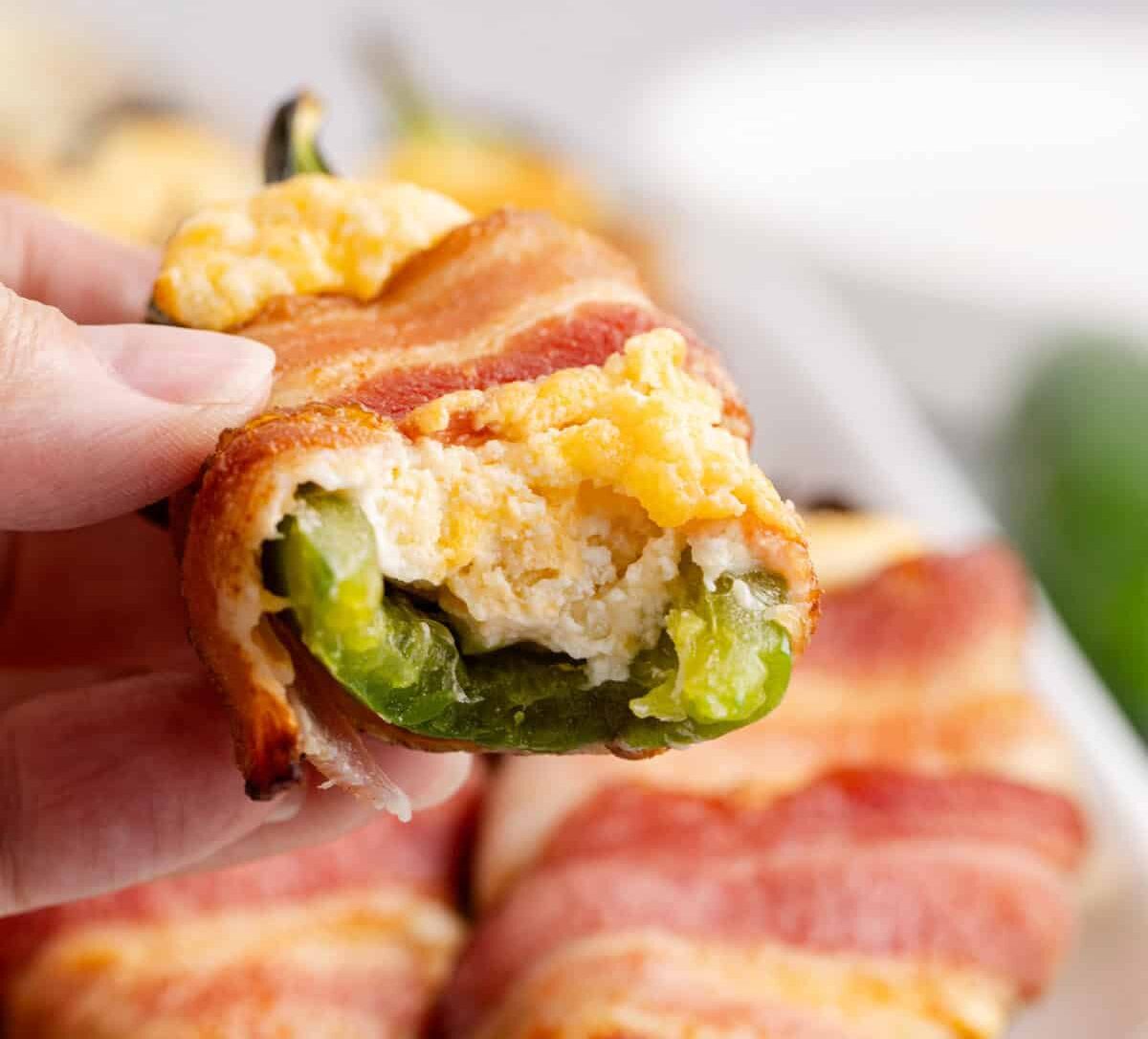 Bacon-Wrapped Jalapeño Poppers