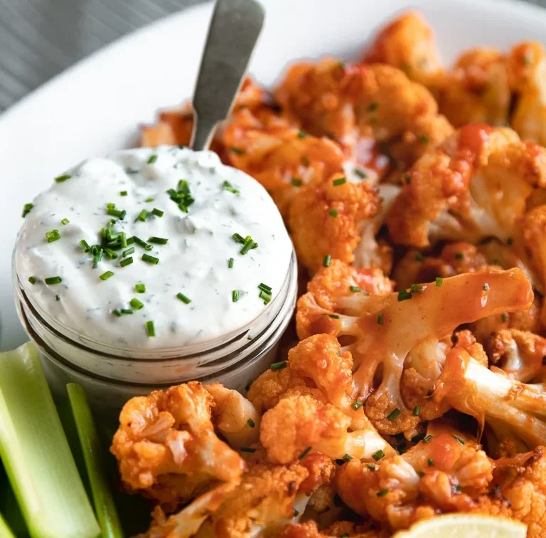Easy Buffalo Cauliflower
