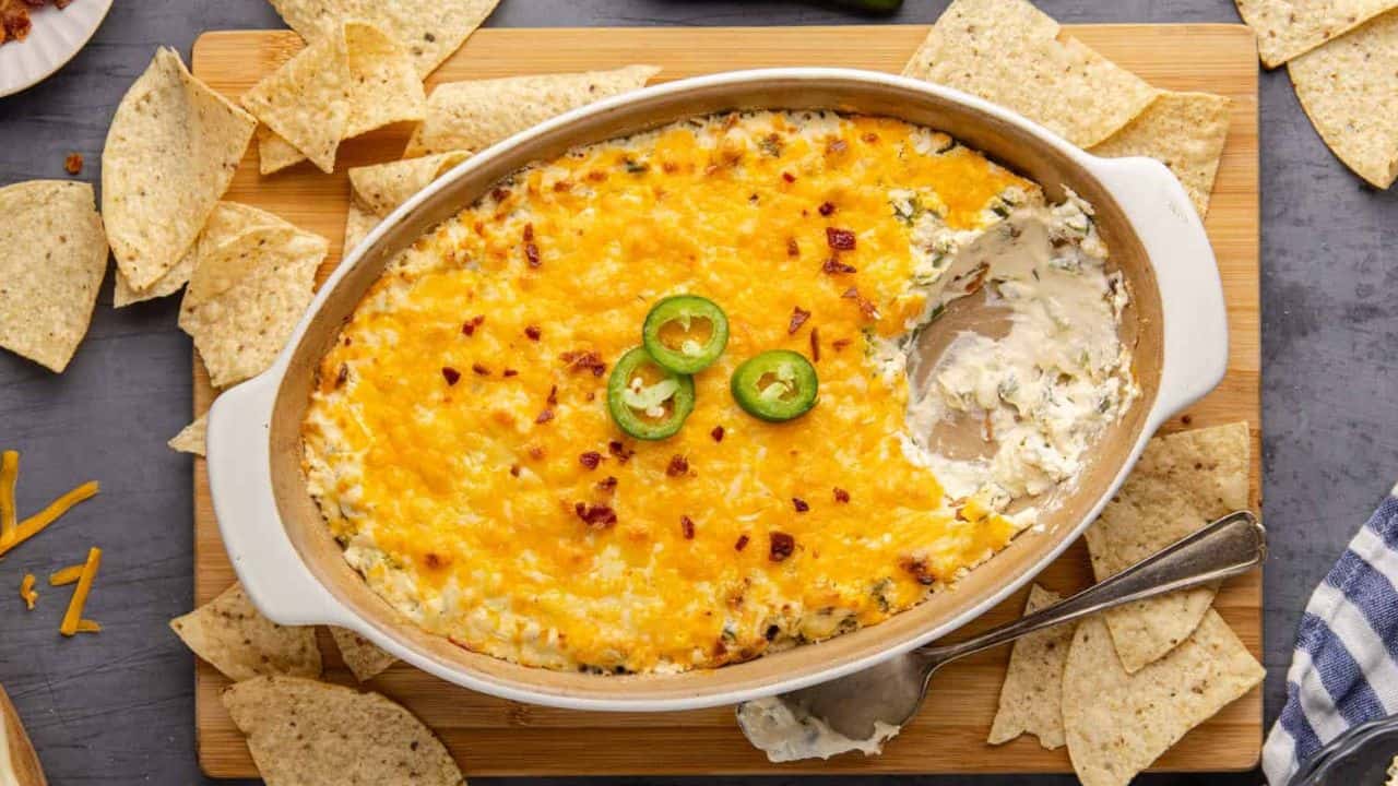 Baked Jalapeno Popper Dip
