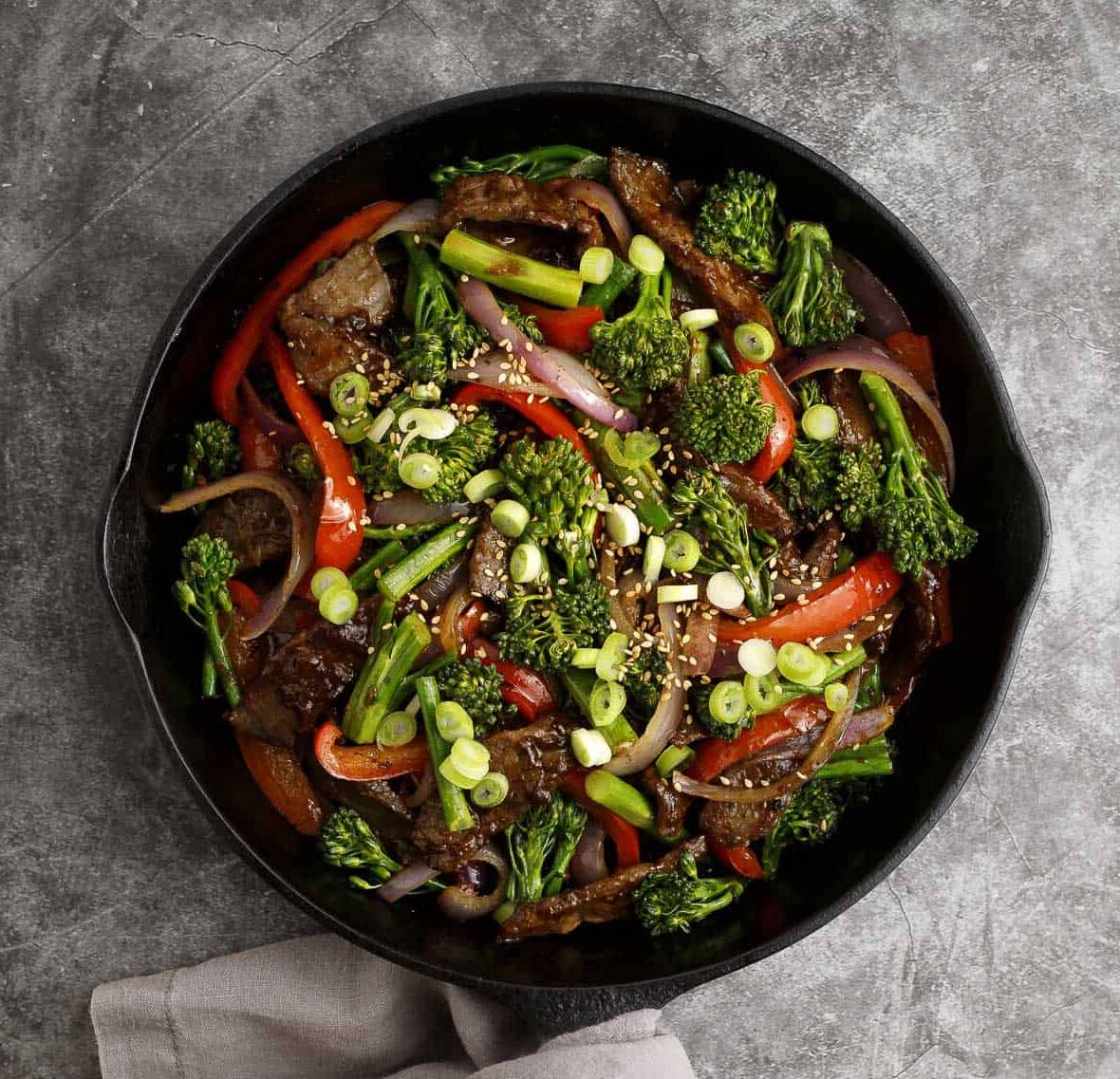 Beef and Broccolini Stir Fry
