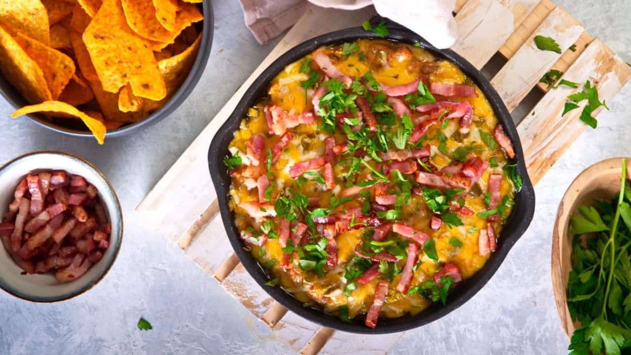Bison Cheeseburger Dip
