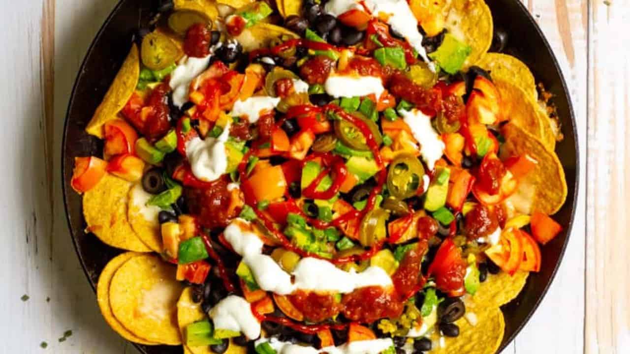 Black Bean Nachos