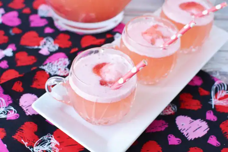 Champagne Valentine's Day Cocktail
