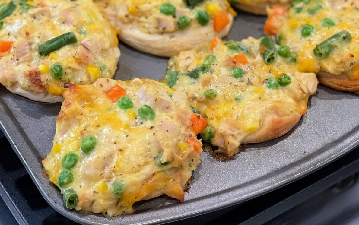 Chicken Pot Pie Muffins