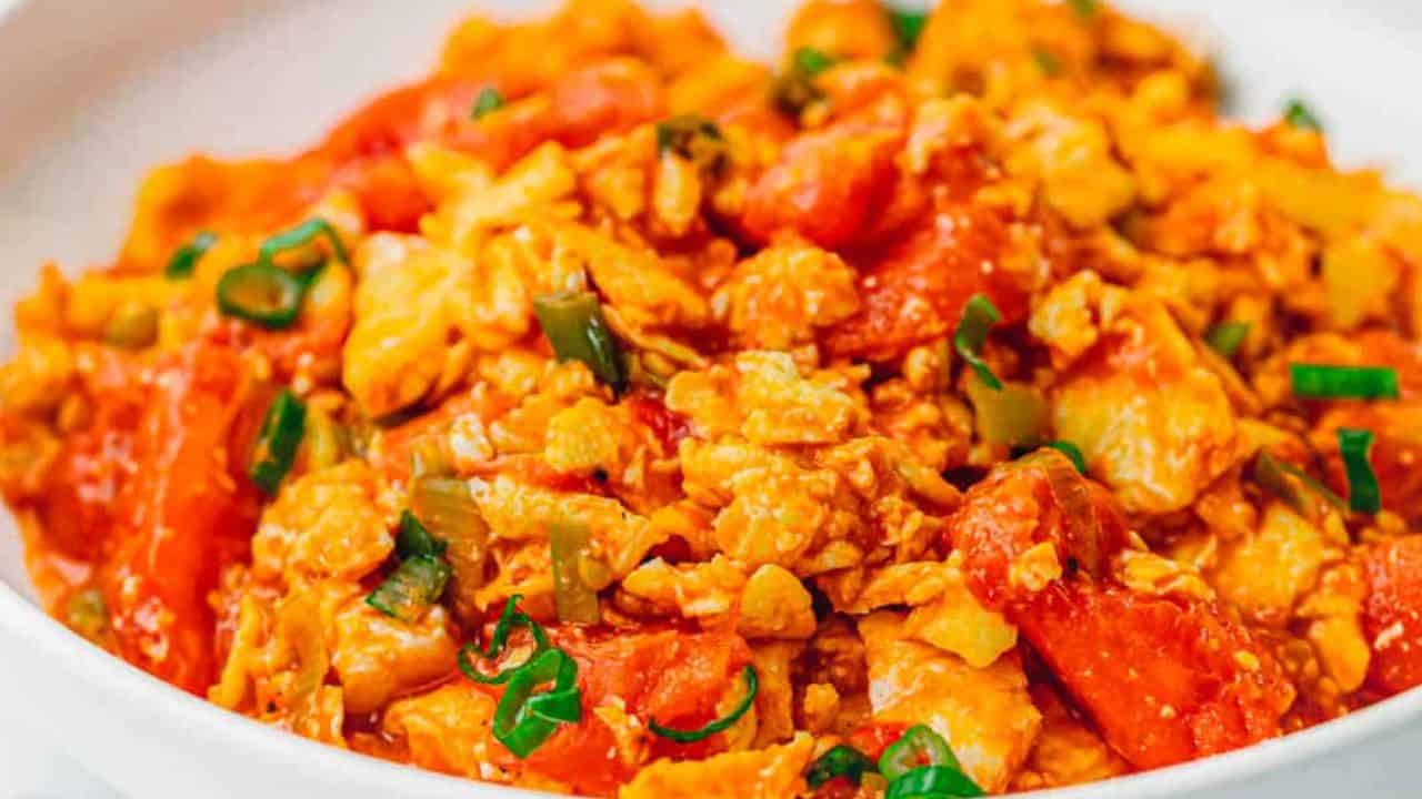 Chinese Tomato Egg Stir Fry