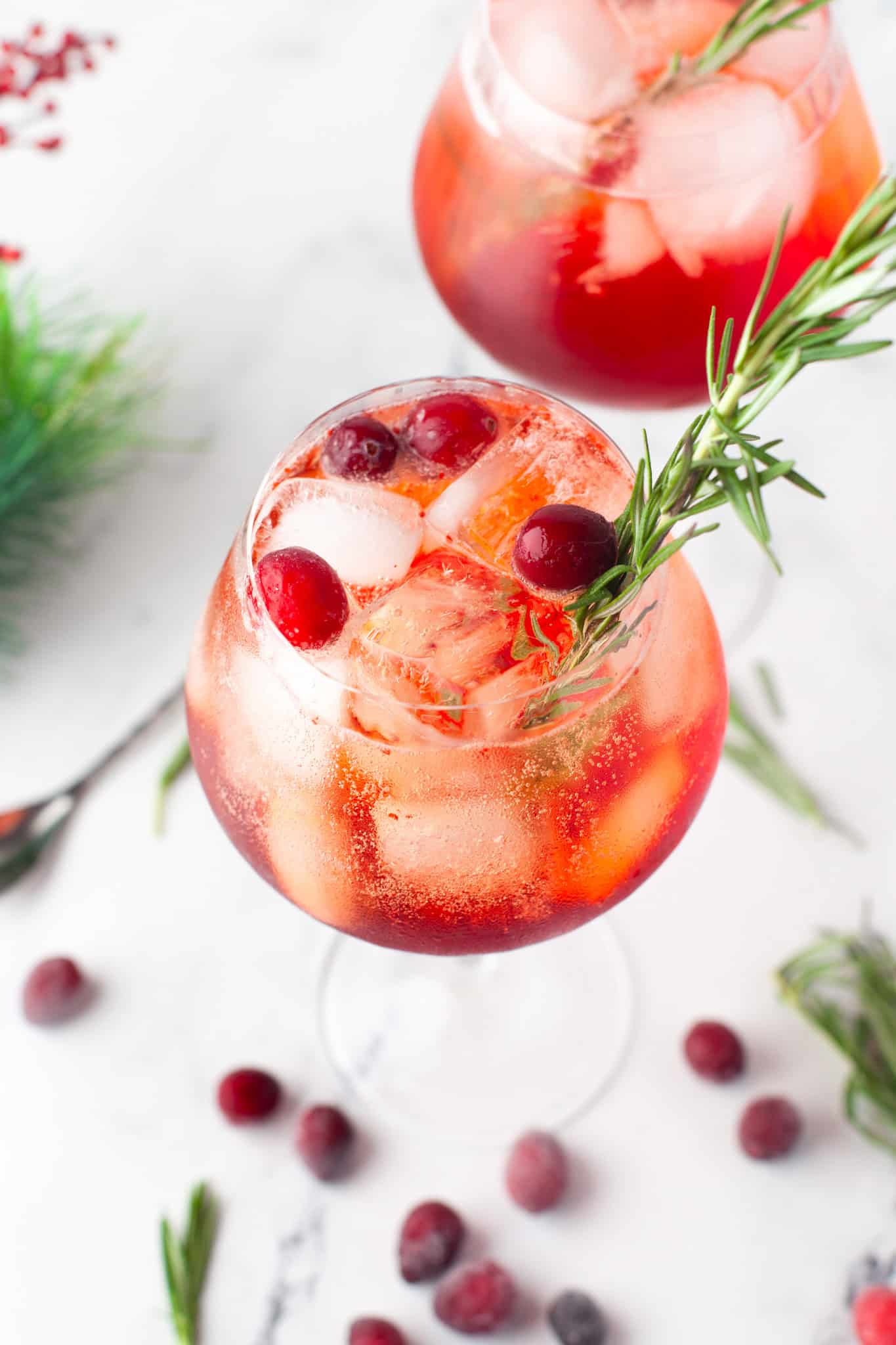 Cranberry Aperol Spritz