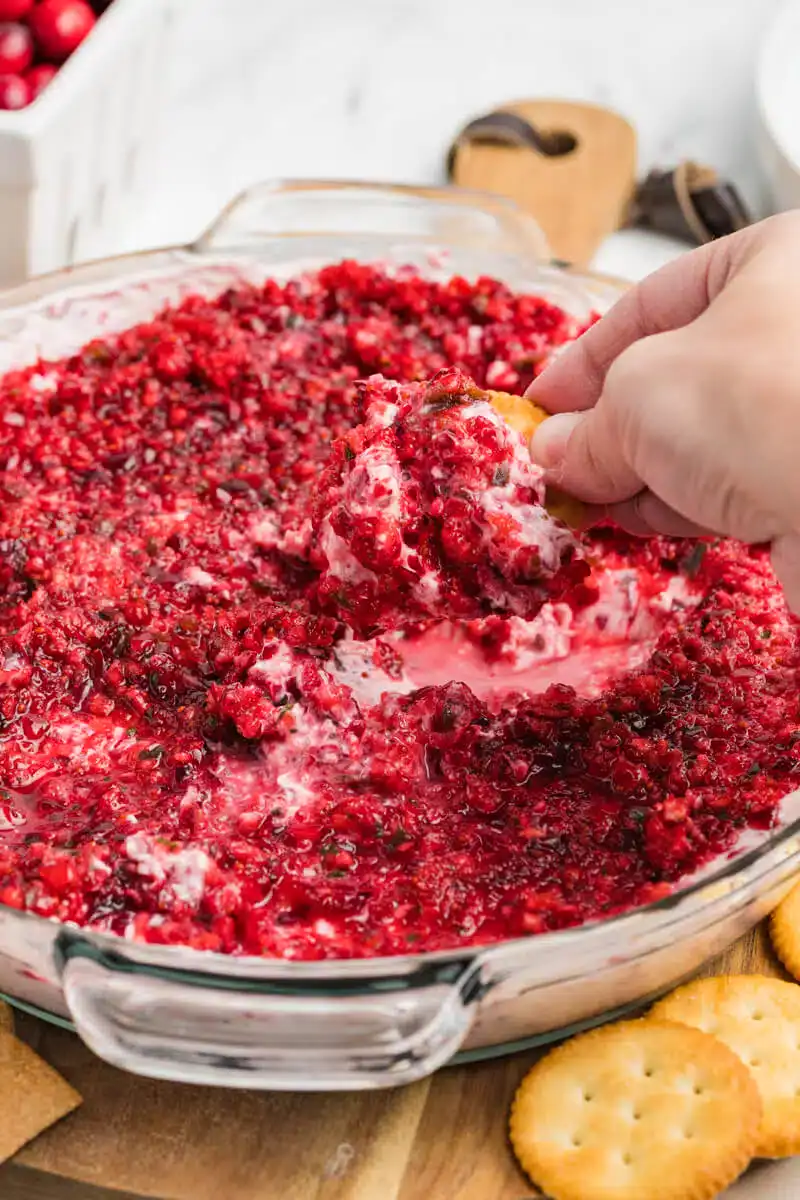 Cranberry Jalapeño Cream Cheese Spread