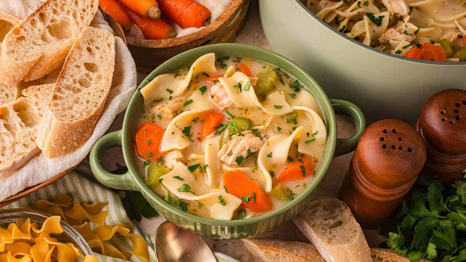 Creamy Chicken Noodle Soup