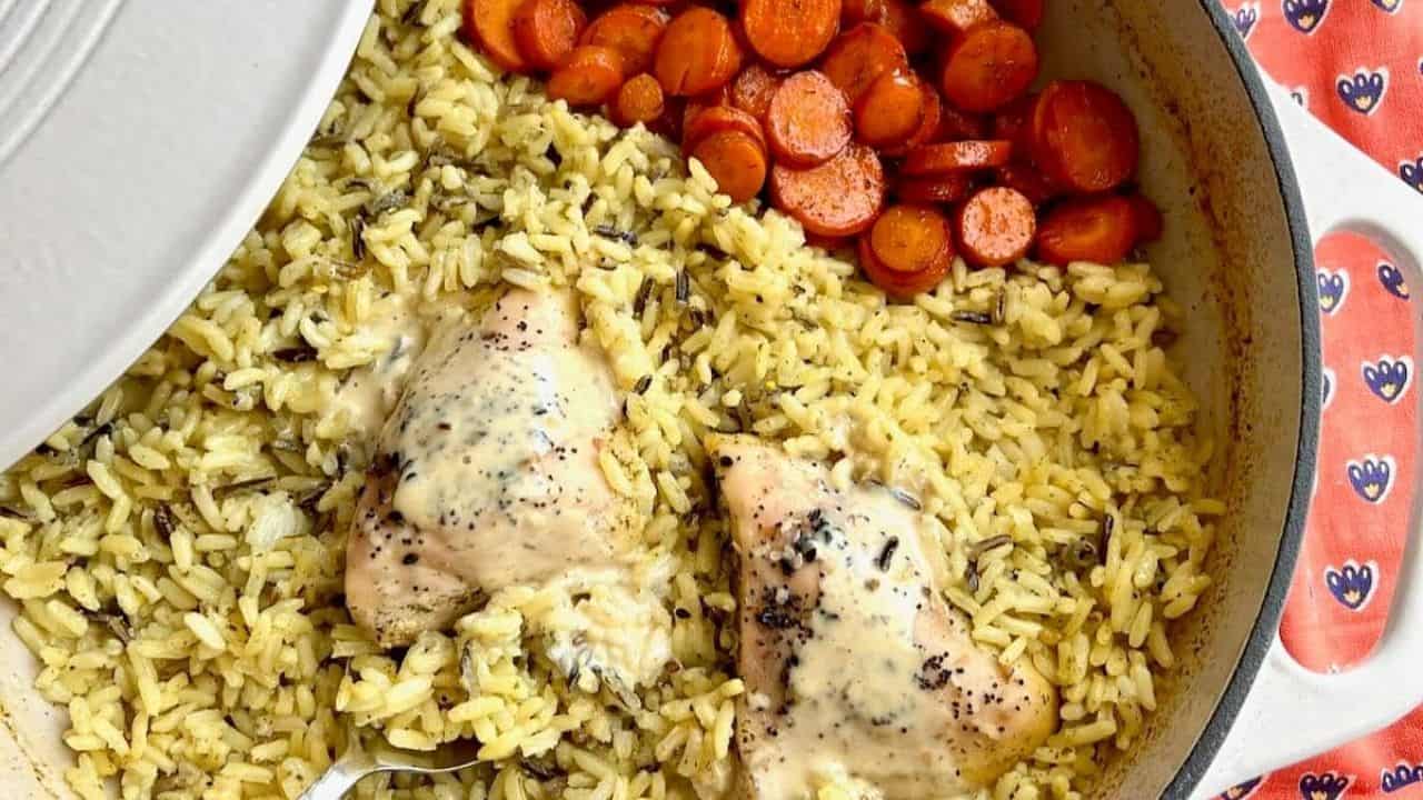 Dutch Oven Chicken and Rice