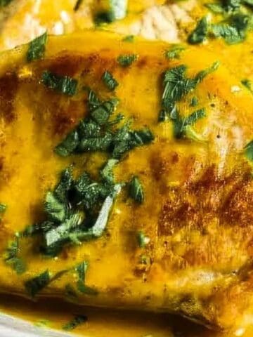 EASY Instant Pot Pork Chops with Dijon Butter Sauce
