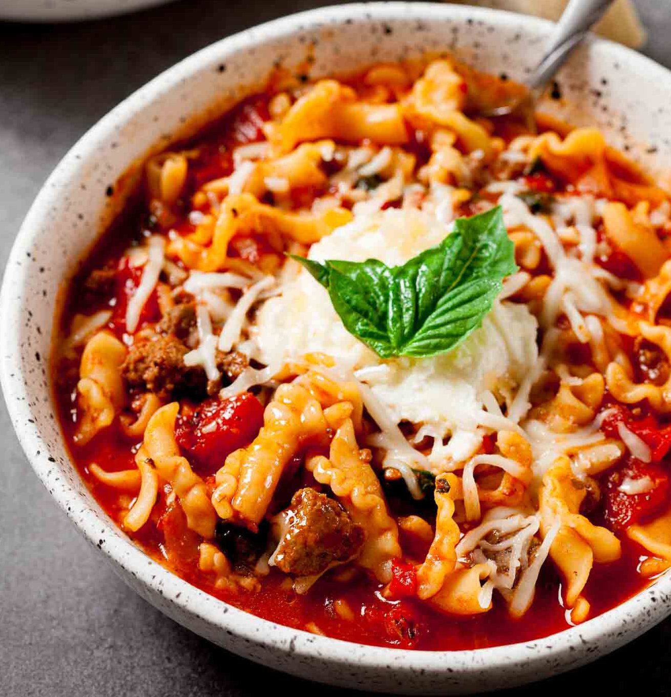 Easy Lasagna Soup