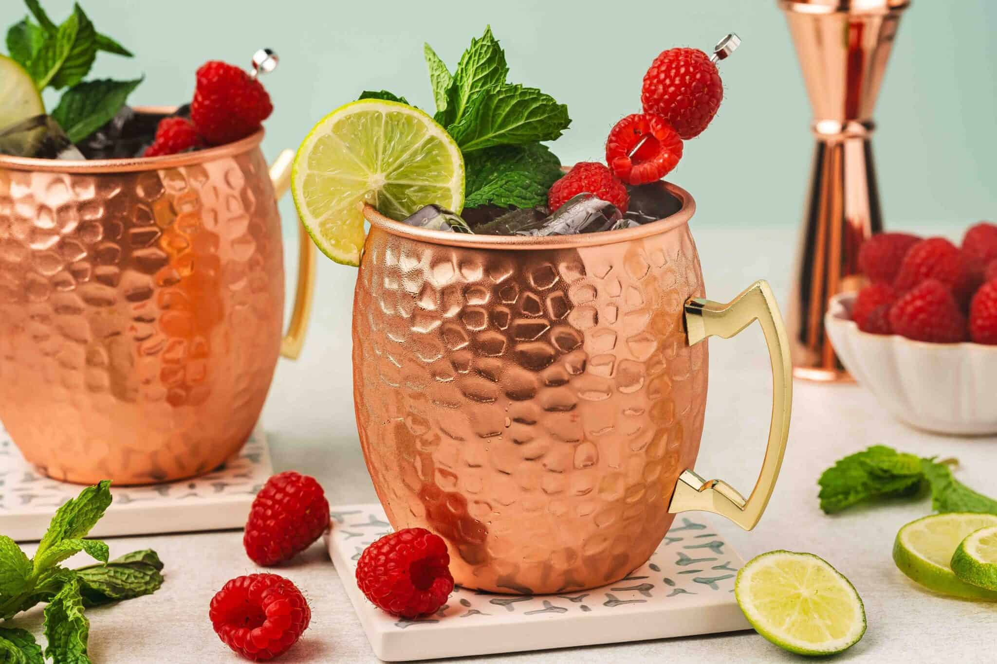 Raspberry Moscow Mule