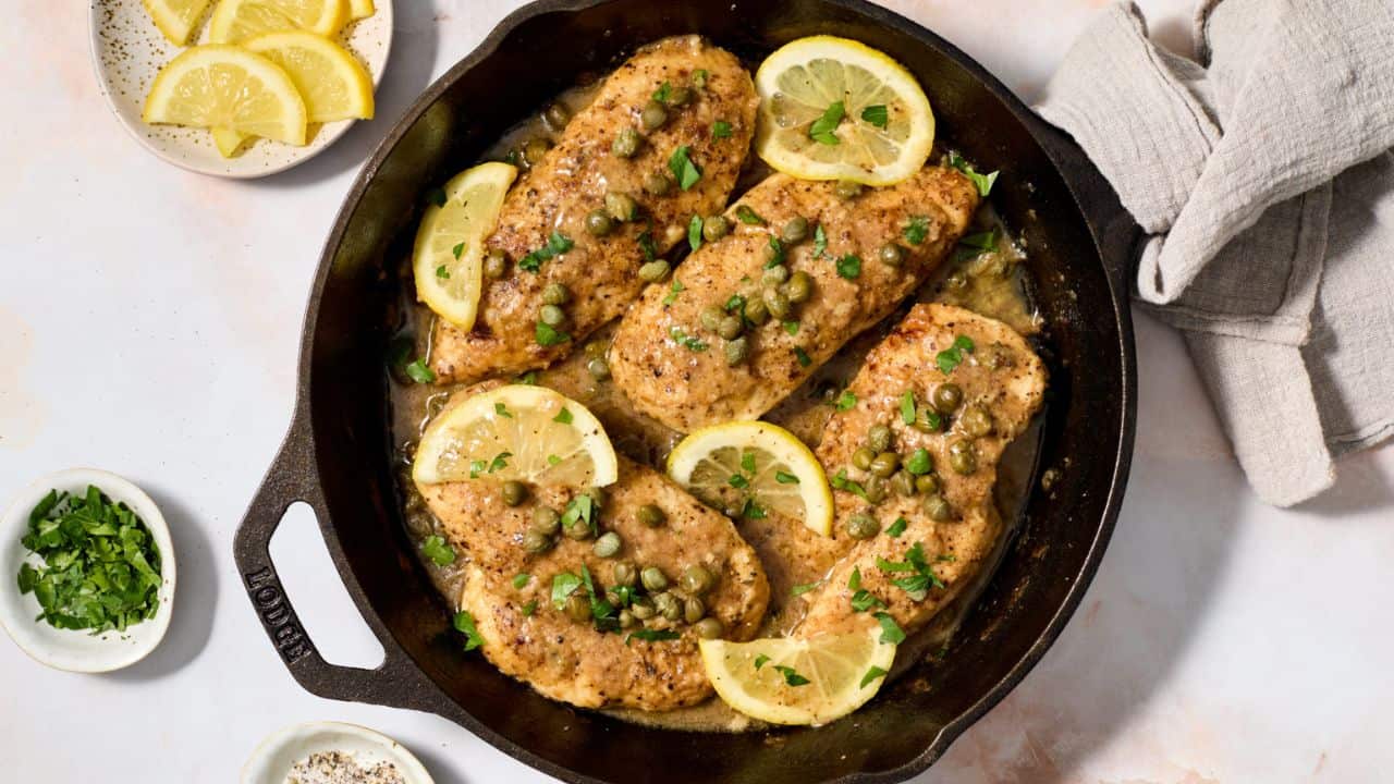 Garlic Chicken Piccata