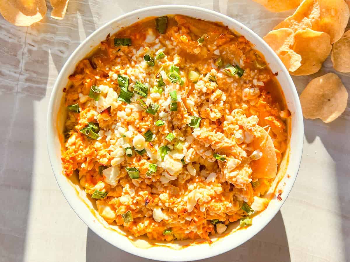High-Protein Buffalo Chicken Dip