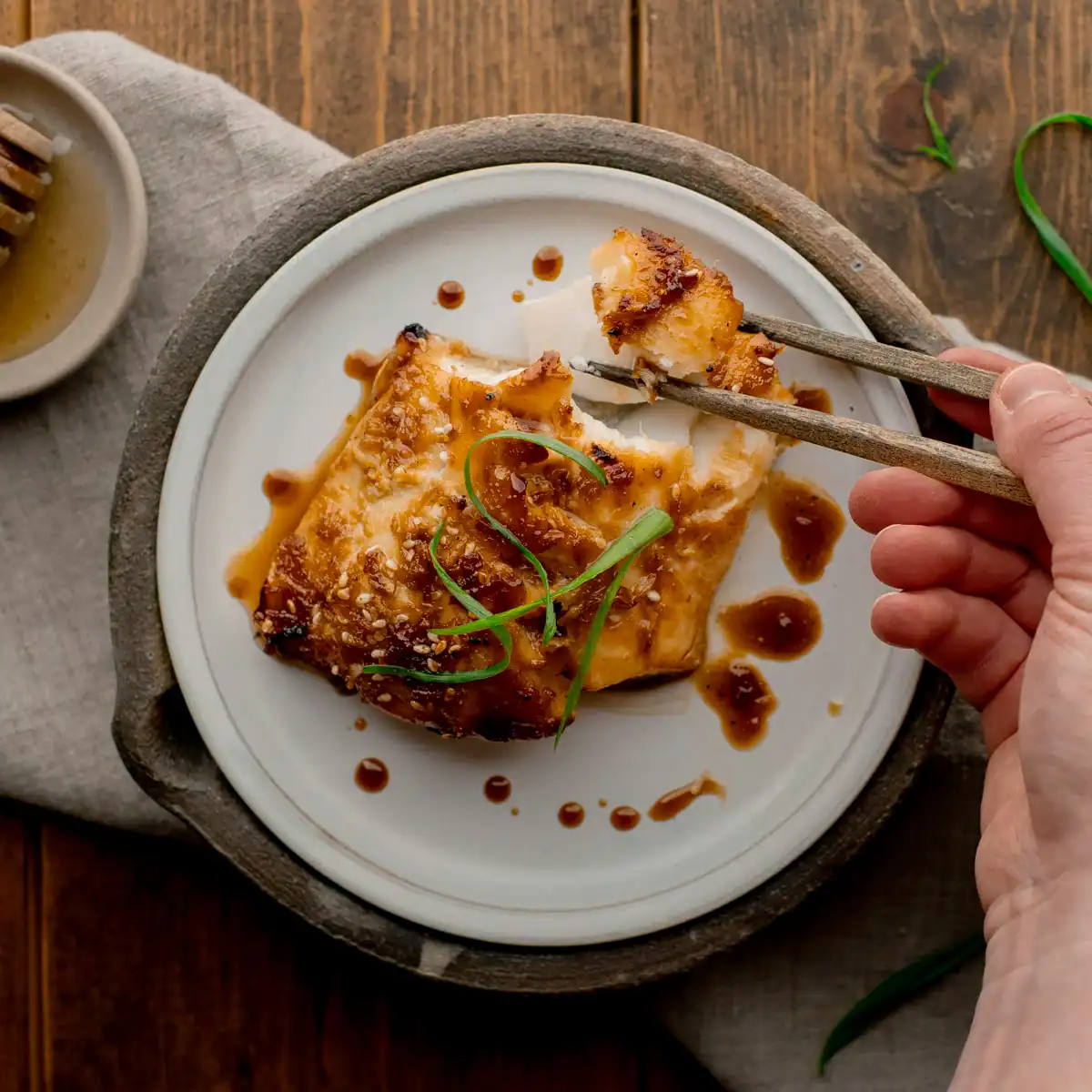 Honey Soy Glazed Cod