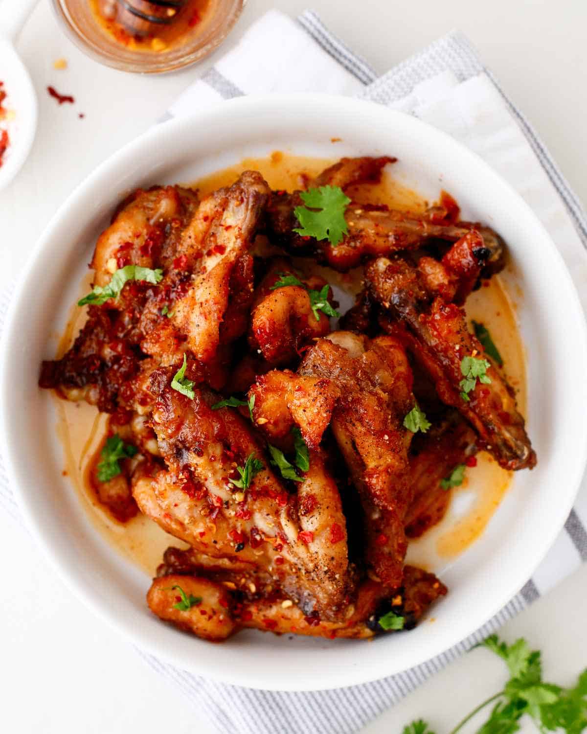Hot Honey Chicken Wings