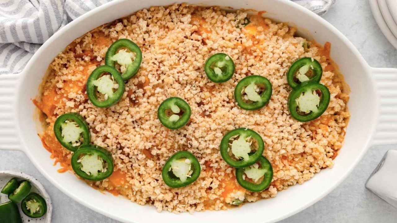 Jalapeño Popper Chicken Casserole