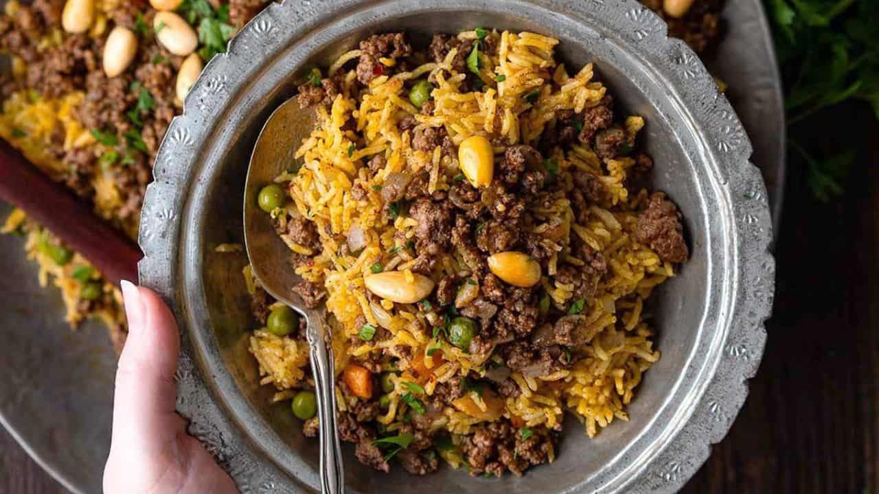 Lamb Ouzi Rice Recipe