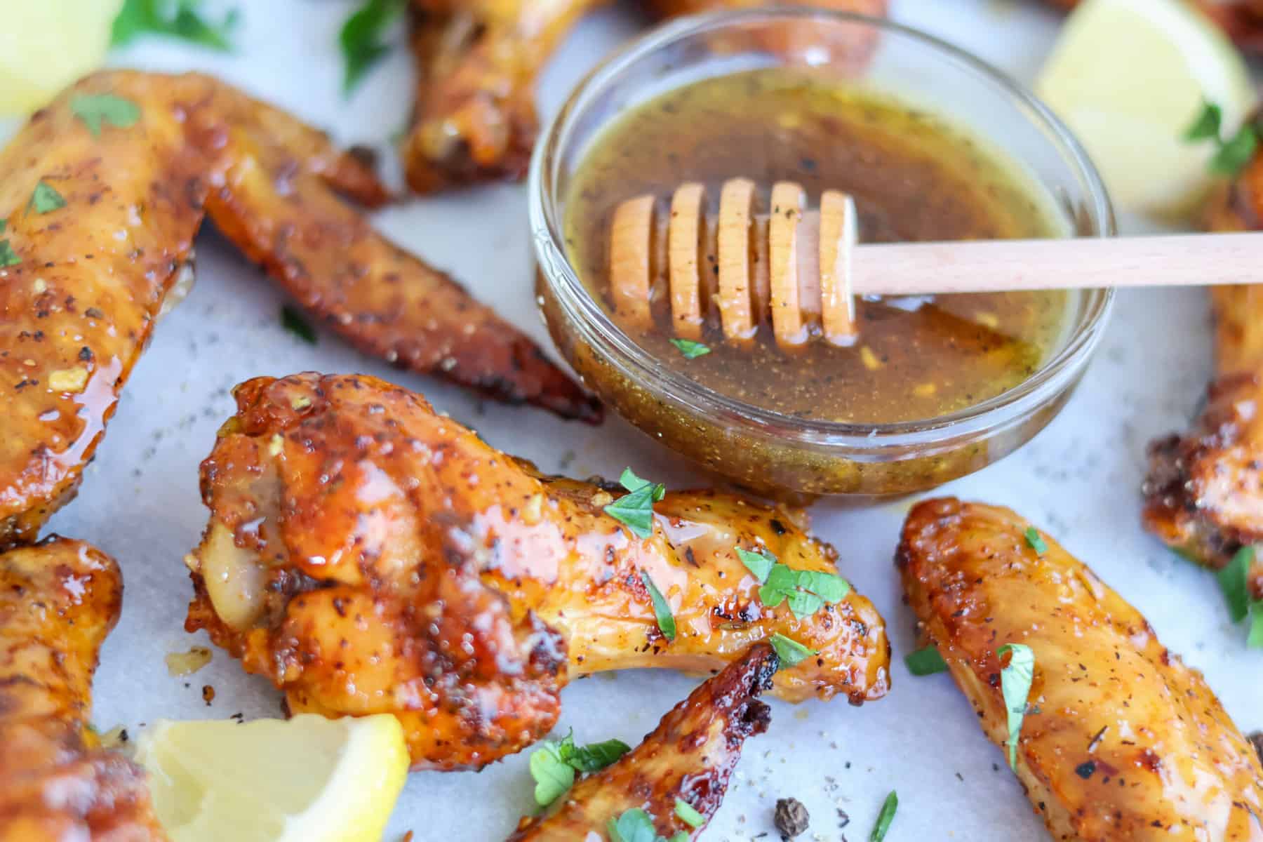 Lemon Pepper Honey Wings
