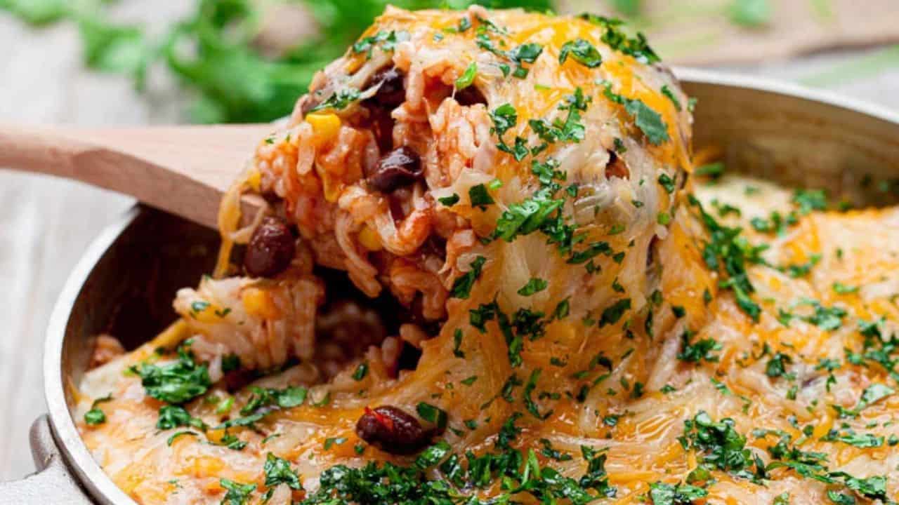 Mexican Chicken and Rice Casserole
