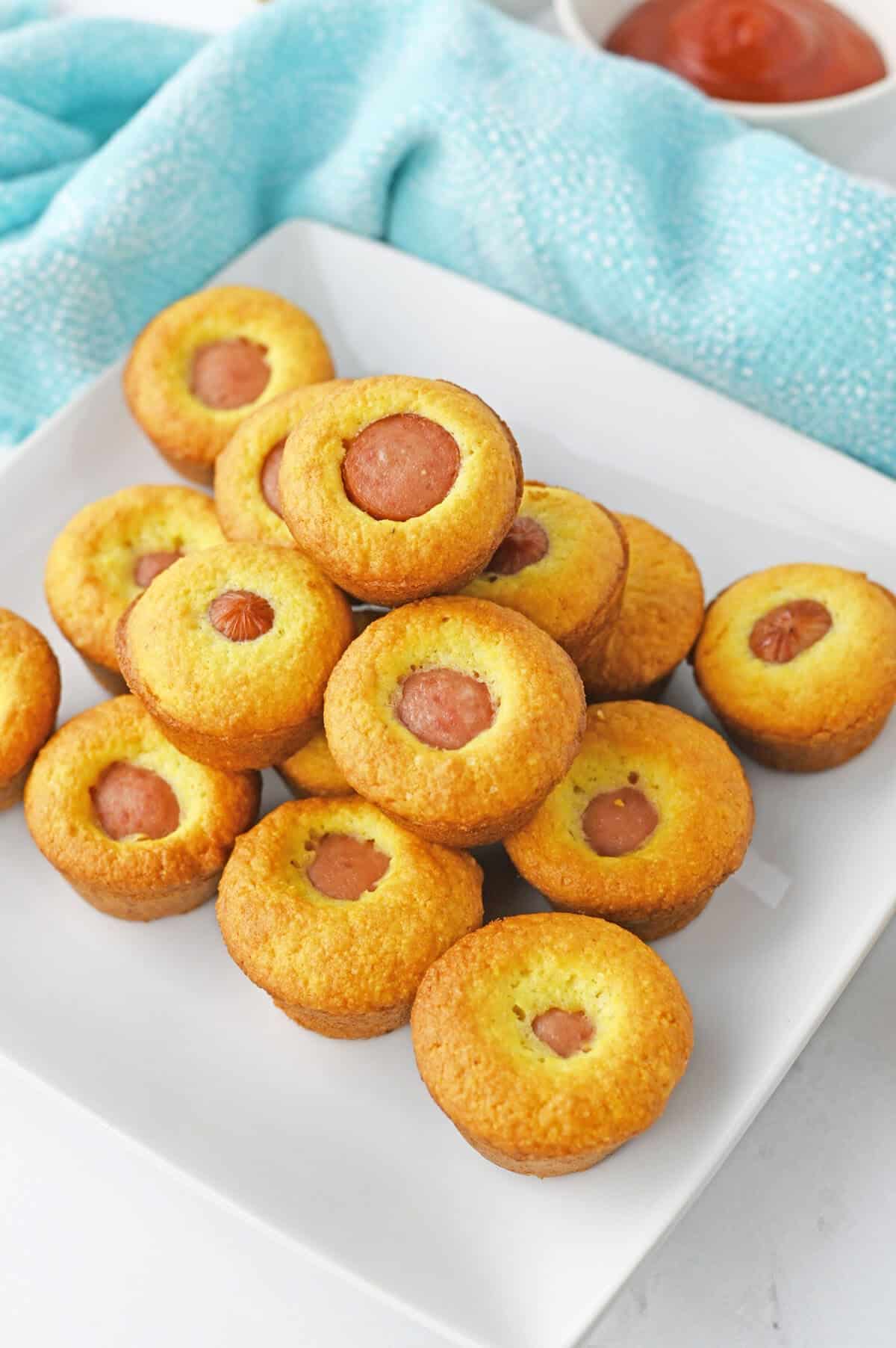Mini Corn Dog Muffins