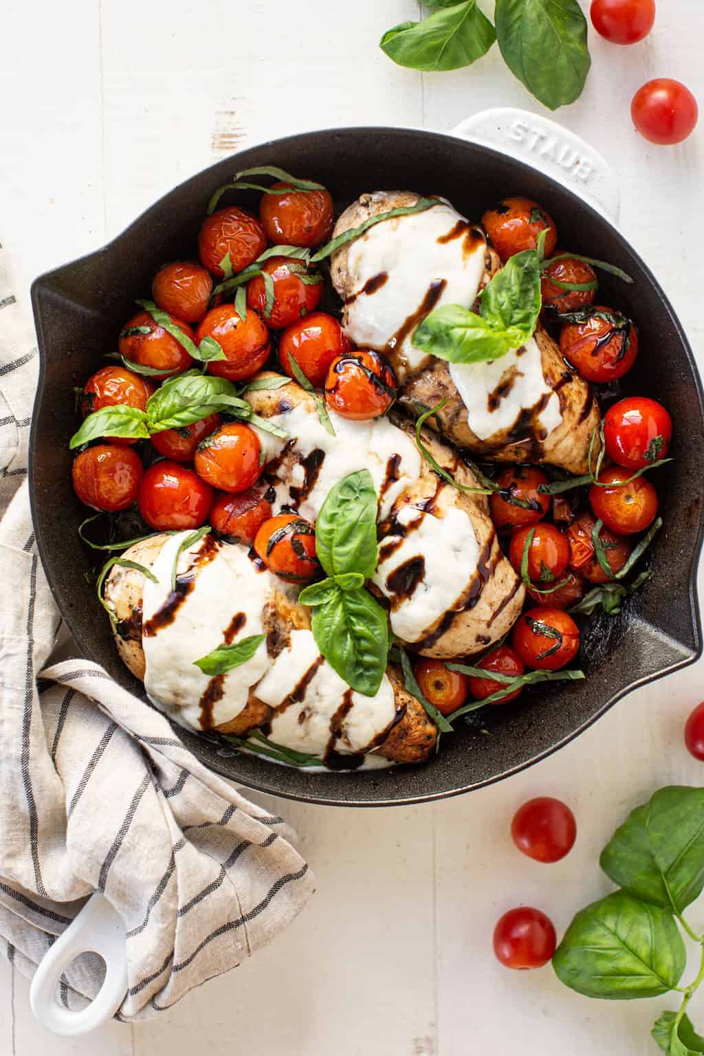 One-Pan Caprese Chicken