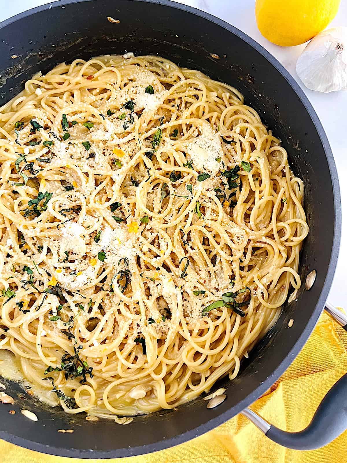 One-Pot Lemon Butter Pasta