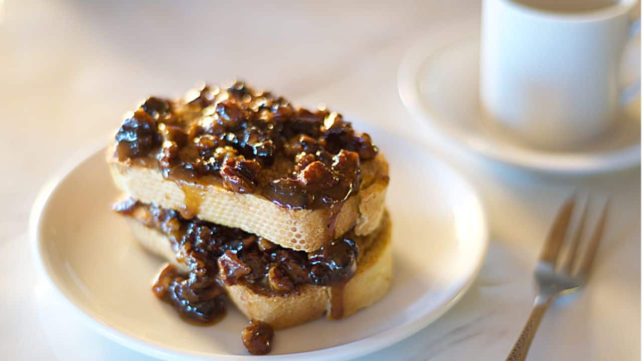 Overnight Pecan Pie French Toast
