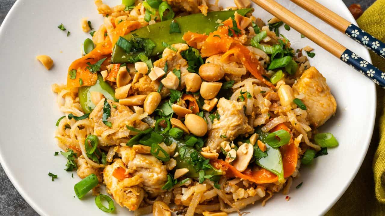 Peanut Chicken Stir Fry