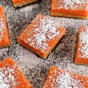 Pink Grapefruit Dessert Bars