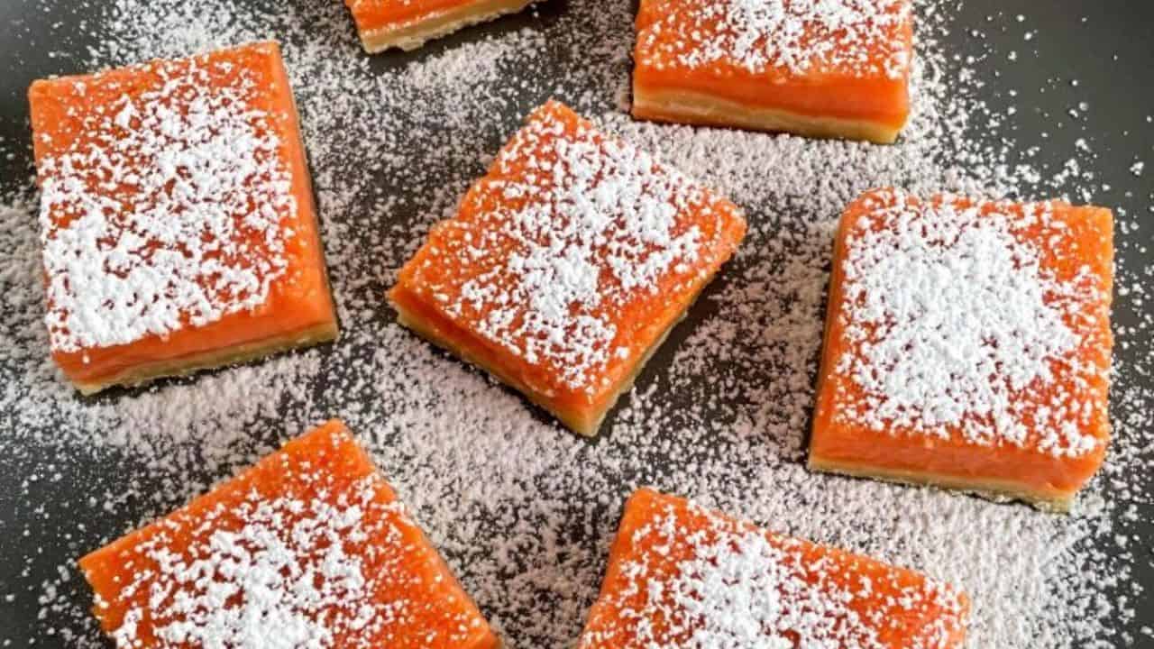 Pink Grapefruit Dessert Bars