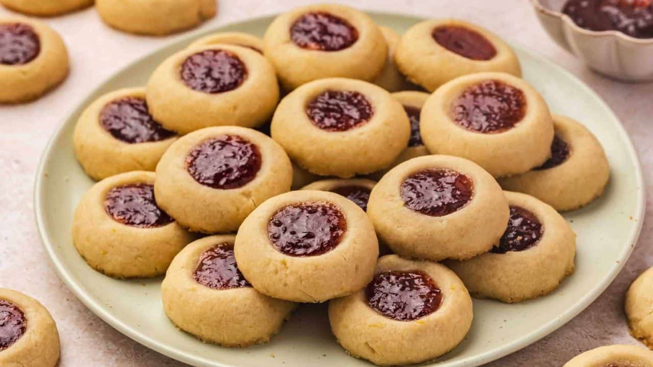 Raspberry Thumbprint Cookies Recipe