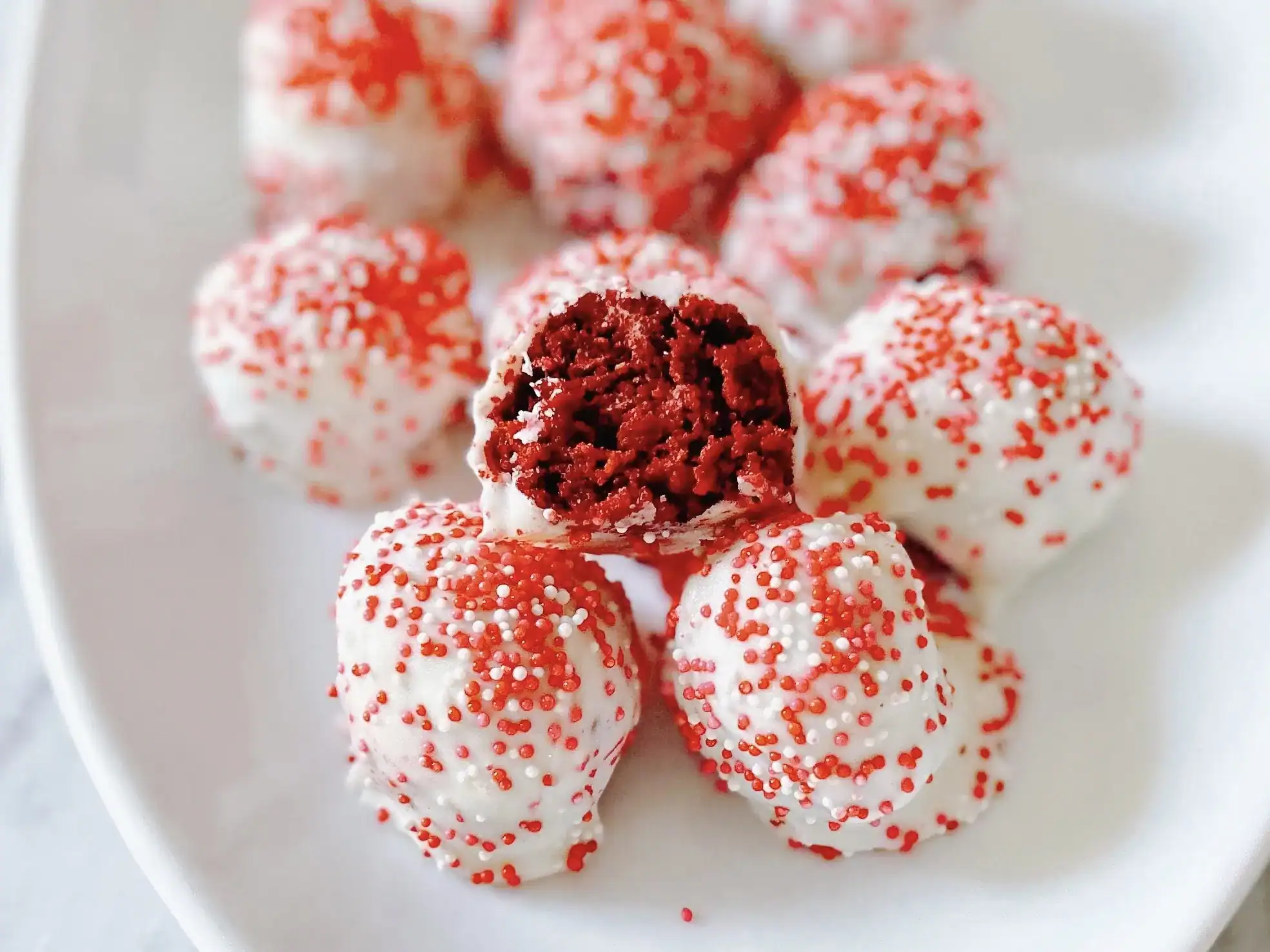Red Velvet Cake Truffles