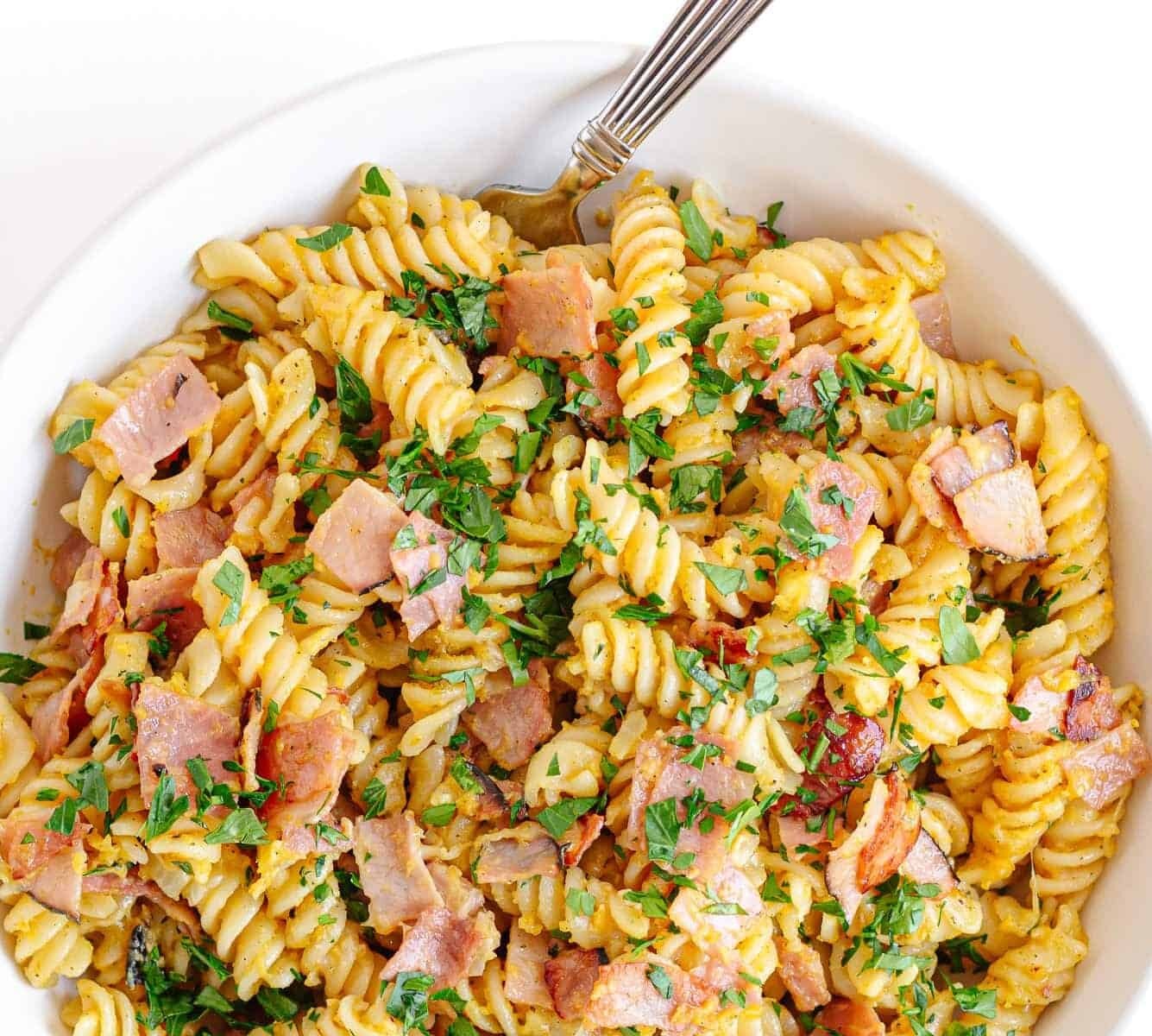 Schinkennudeln (German Ham and Egg Pasta)