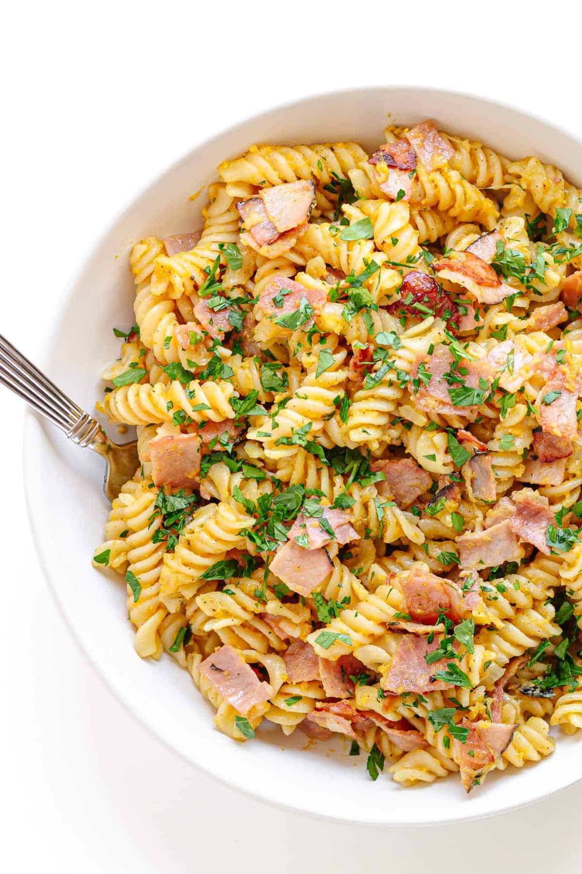 Schinkennudeln (German Ham and Egg Pasta)
