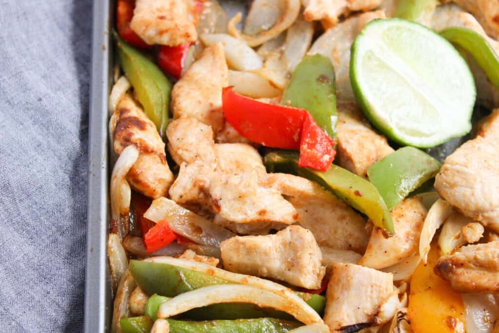 Sheet Pan Chicken Fajitas