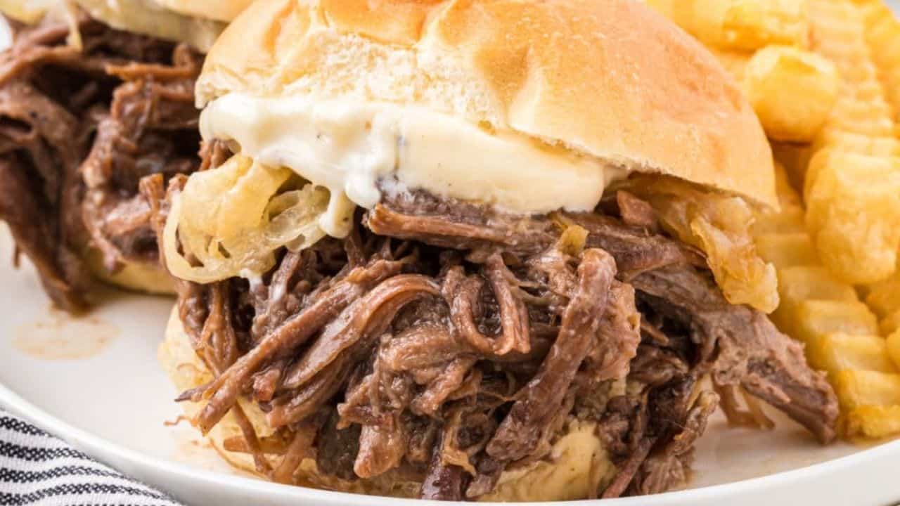 Shredded Beef Sliders