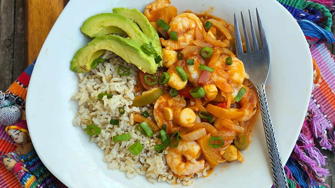 Shrimp & Bay Scallops Diablo