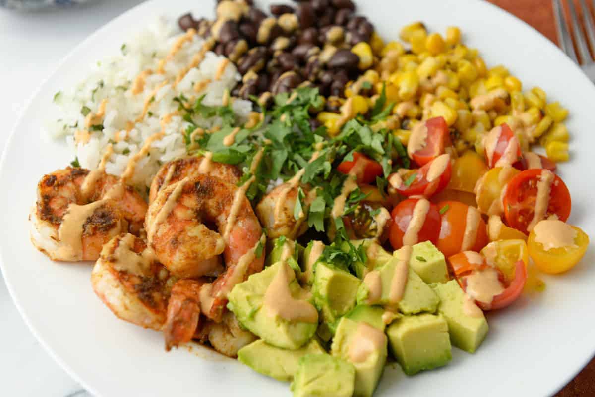 Shrimp Burrito Bowls