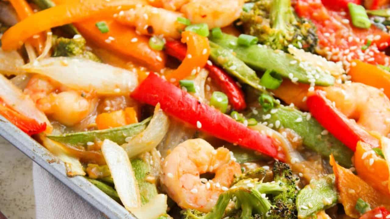 Shrimp and Vegetable Stir Fry