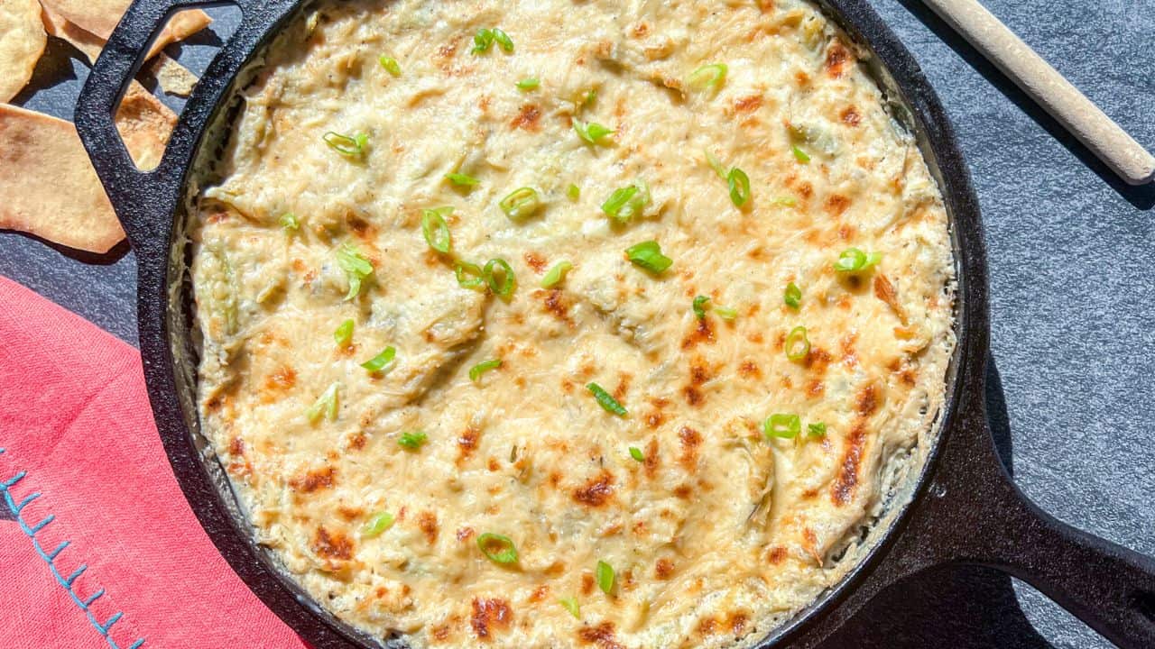 Skillet Artichoke Dip