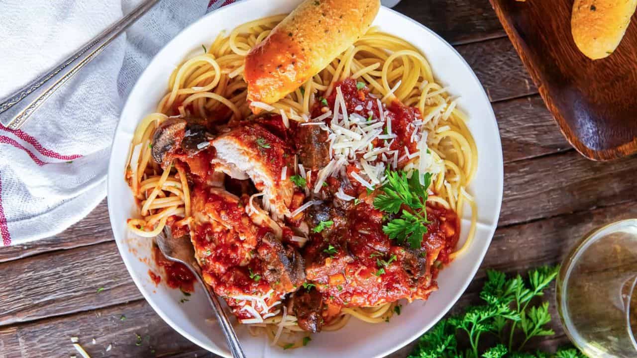 Slow Cooker Chicken Cacciatore