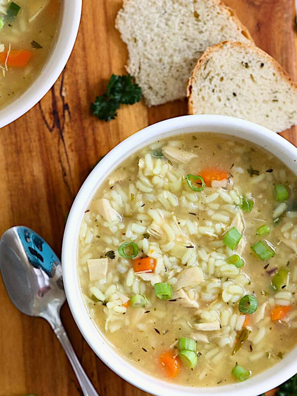 Slow Cooker Chicken and Rice Soup