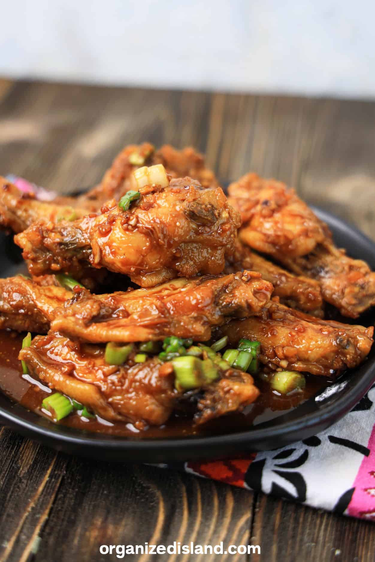 Soy Garlic Chicken Wings