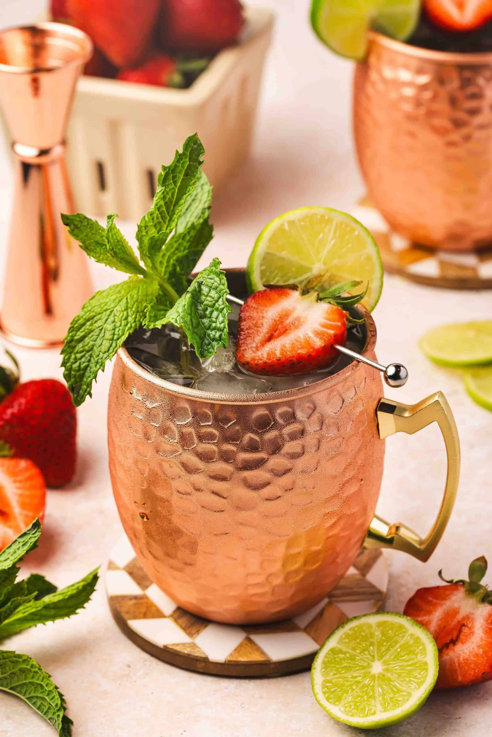 Strawberry Moscow Mule