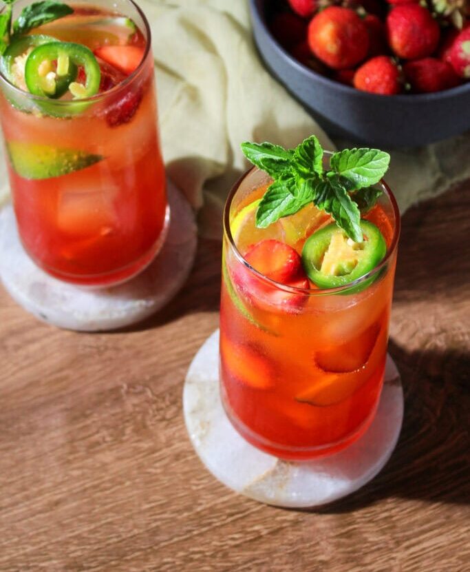 Spicy Strawberry Mojito