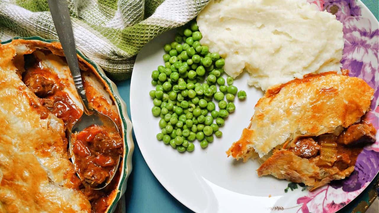 Steak Pie with Puff Pastry